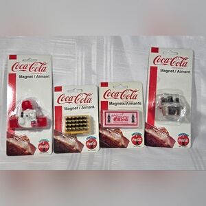 Coca-Cola Magnets 1995-2000 Bottles, Clip, Case NEW Sealed